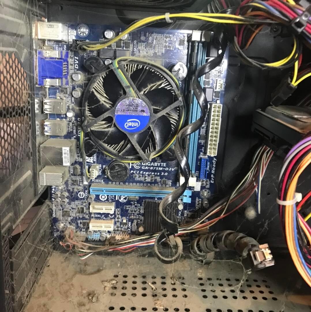 Dust inside computer